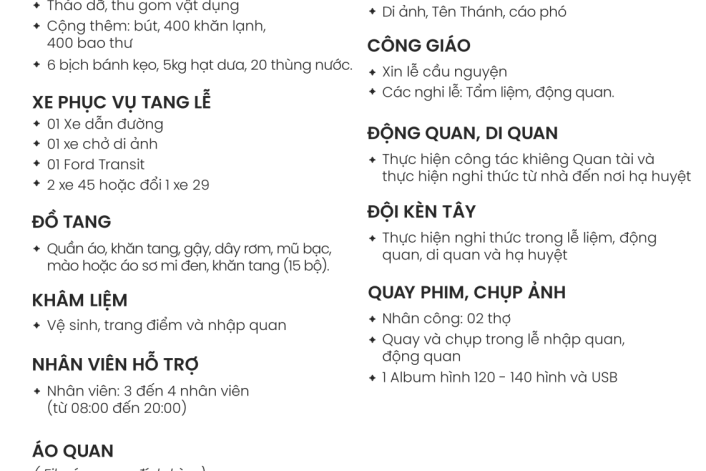 GÓI HỎA TÁNG 